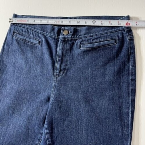 Lauren Jeans Co Ralph Lauren Jeans Womens Blue Zip Ankle Size 10 - Picture 3 of 8